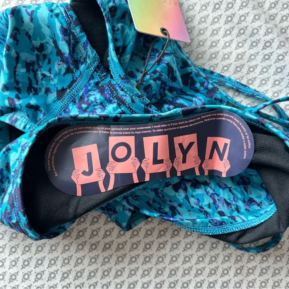 Jolyn Murray Swim Onesie One Piece in Ripley Blue Size 28 - Picture 9 of 10